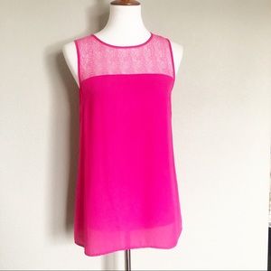 Halogen Hot Pink Sleeveless Top